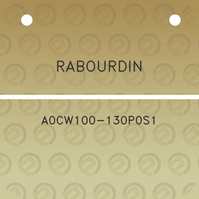 rabourdin-a0cw100-130p0s1