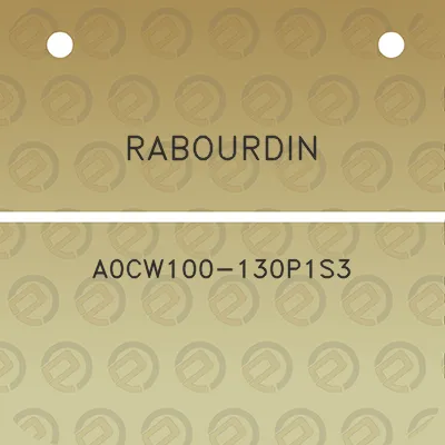 rabourdin-a0cw100-130p1s3