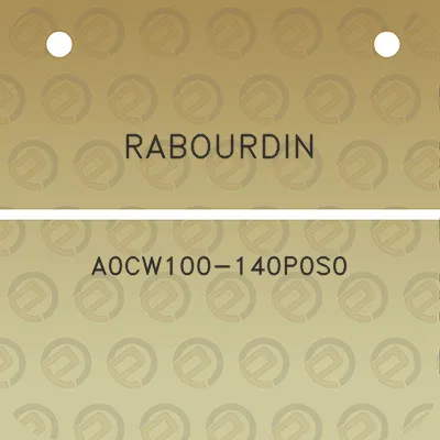 rabourdin-a0cw100-140p0s0