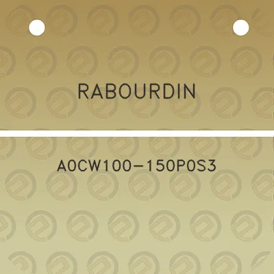 rabourdin-a0cw100-150p0s3