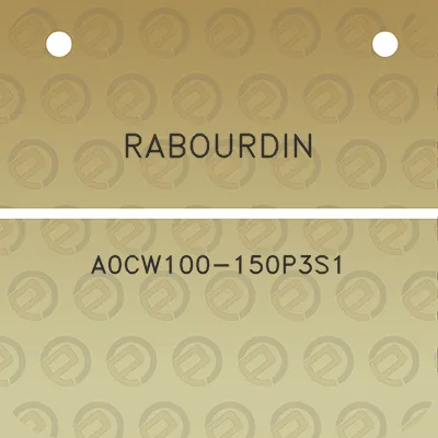 rabourdin-a0cw100-150p3s1