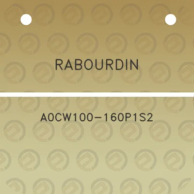 rabourdin-a0cw100-160p1s2