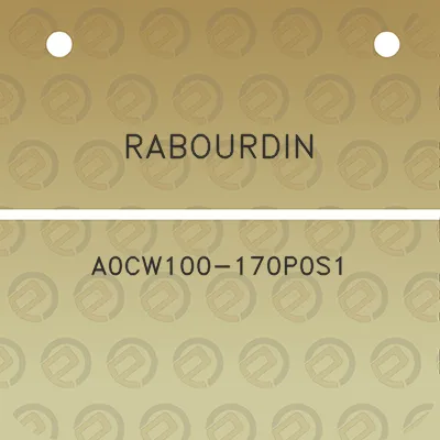 rabourdin-a0cw100-170p0s1