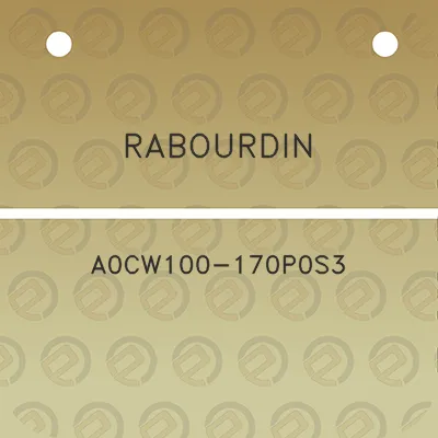 rabourdin-a0cw100-170p0s3