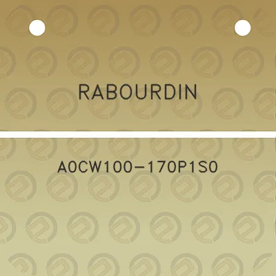 rabourdin-a0cw100-170p1s0