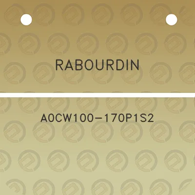 rabourdin-a0cw100-170p1s2