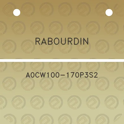 rabourdin-a0cw100-170p3s2