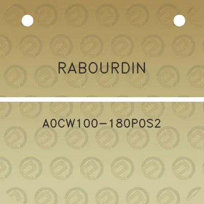 rabourdin-a0cw100-180p0s2