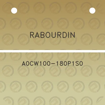 rabourdin-a0cw100-180p1s0