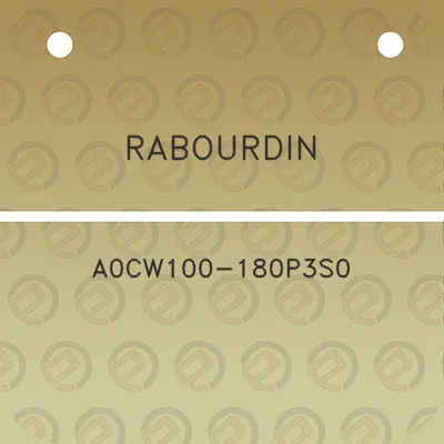 rabourdin-a0cw100-180p3s0