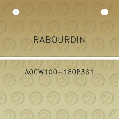 rabourdin-a0cw100-180p3s1