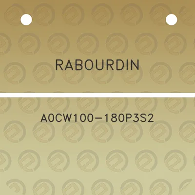 rabourdin-a0cw100-180p3s2