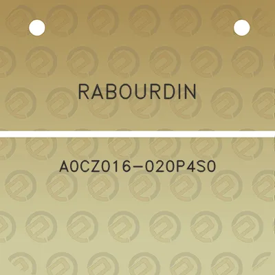 rabourdin-a0cz016-020p4s0