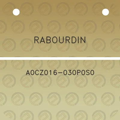 rabourdin-a0cz016-030p0s0