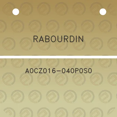 rabourdin-a0cz016-040p0s0