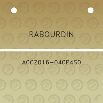 rabourdin-a0cz016-040p4s0