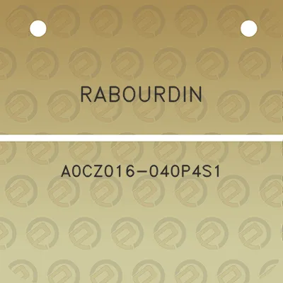 rabourdin-a0cz016-040p4s1