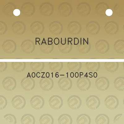 rabourdin-a0cz016-100p4s0