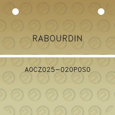 rabourdin-a0cz025-020p0s0