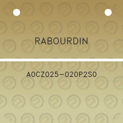 rabourdin-a0cz025-020p2s0