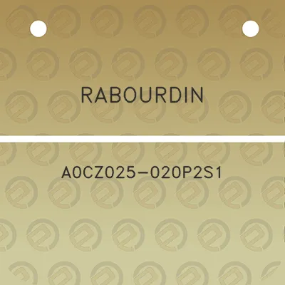 rabourdin-a0cz025-020p2s1