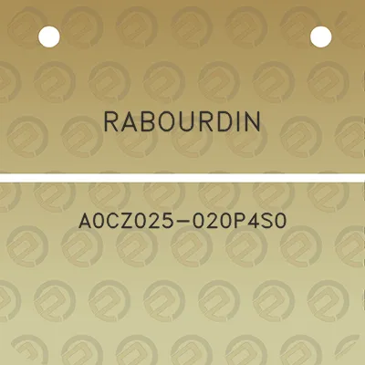 rabourdin-a0cz025-020p4s0