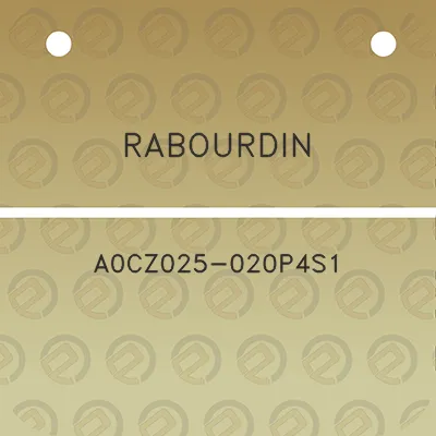 rabourdin-a0cz025-020p4s1