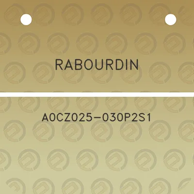 rabourdin-a0cz025-030p2s1