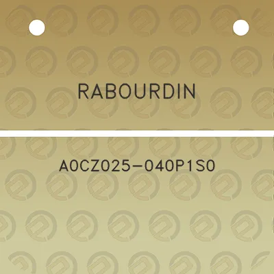 rabourdin-a0cz025-040p1s0