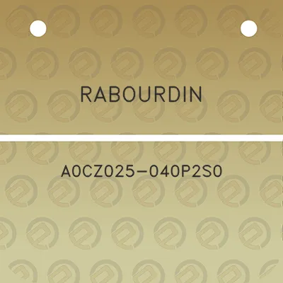 rabourdin-a0cz025-040p2s0