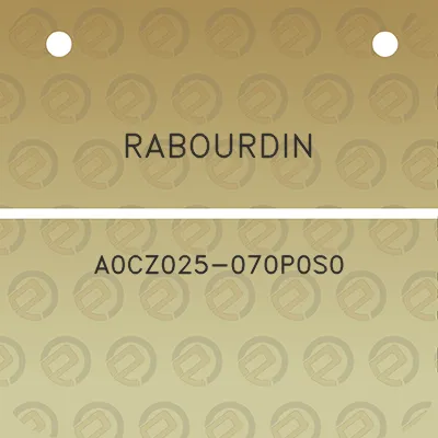 rabourdin-a0cz025-070p0s0