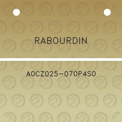 rabourdin-a0cz025-070p4s0