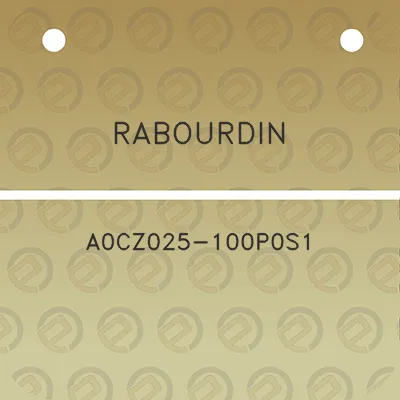 rabourdin-a0cz025-100p0s1