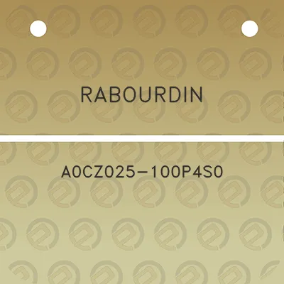 rabourdin-a0cz025-100p4s0