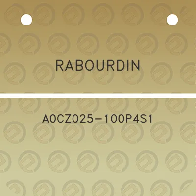 rabourdin-a0cz025-100p4s1