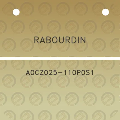 rabourdin-a0cz025-110p0s1