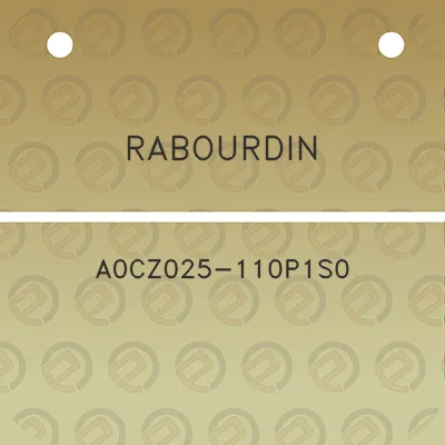 rabourdin-a0cz025-110p1s0