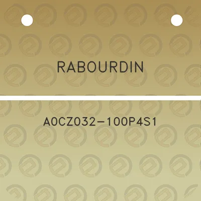 rabourdin-a0cz032-100p4s1