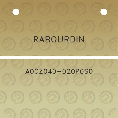 rabourdin-a0cz040-020p0s0