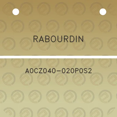 rabourdin-a0cz040-020p0s2