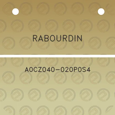 rabourdin-a0cz040-020p0s4