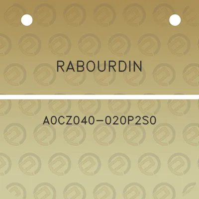 rabourdin-a0cz040-020p2s0