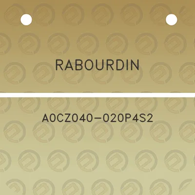 rabourdin-a0cz040-020p4s2