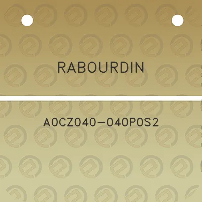 rabourdin-a0cz040-040p0s2