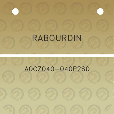 rabourdin-a0cz040-040p2s0