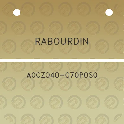 rabourdin-a0cz040-070p0s0