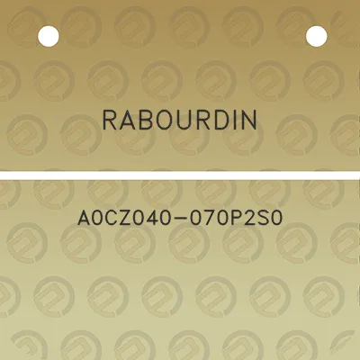 rabourdin-a0cz040-070p2s0