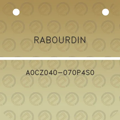 rabourdin-a0cz040-070p4s0