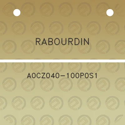 rabourdin-a0cz040-100p0s1