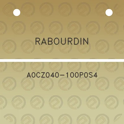 rabourdin-a0cz040-100p0s4